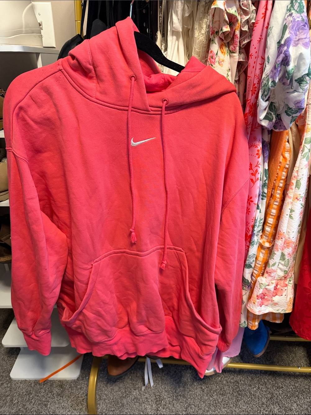size large nike hoodie